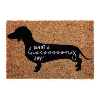 What A Long Day Sausage Dog Doormat | Filta