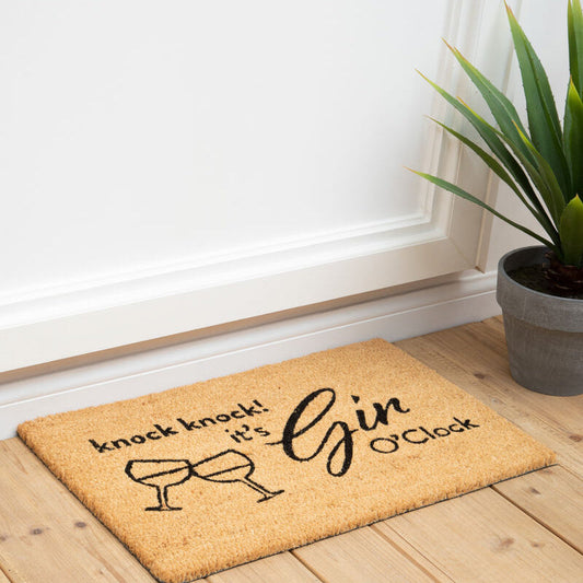 Gin O Clock Coir Doormat | Filta