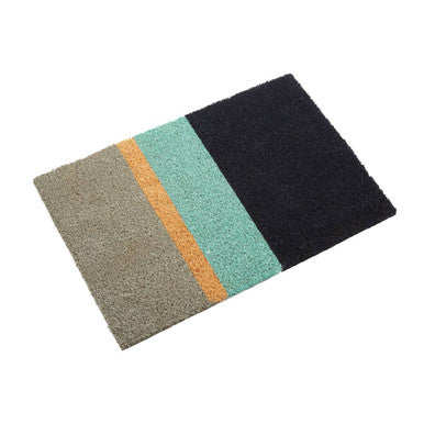 Japandi Stripe Dark Doormat | Filta