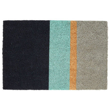 Japandi Stripe Dark Doormat | Filta