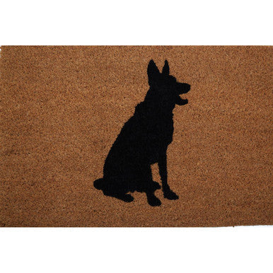 Alsatian Dog Coir Doormat | Filta
