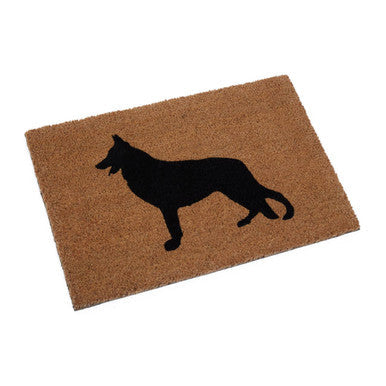 German Shepherd Dog Coir Doormat | Filta