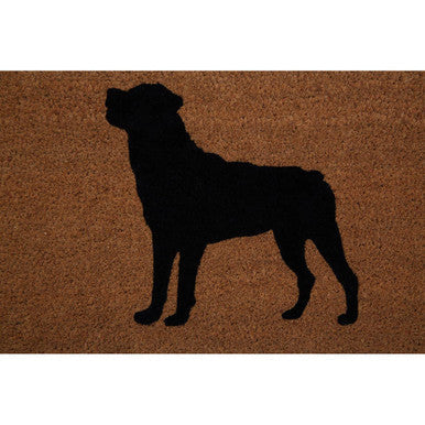 Rottweiler Dog Coir Doormat | Filta