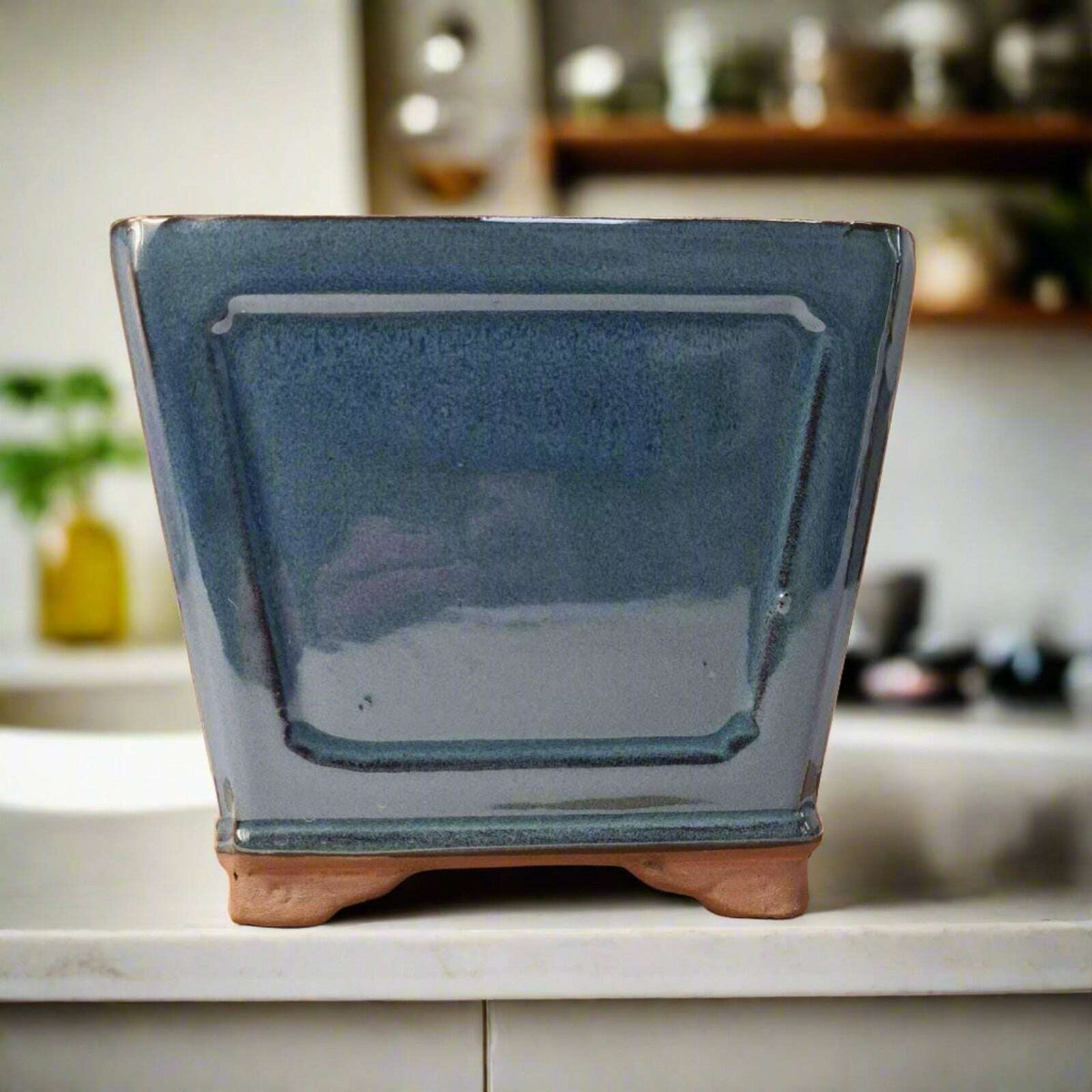 19cm_Glazed_Cascade_Bonsai_Pot_Square_19cm_x_19cm_x_14cm_Blue_-_Yorkshire_Bonsai-15809