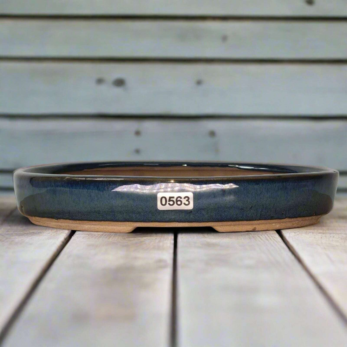21cm_Glazed_Bonsai_Pot_Oval_21cm_x_16cm_x_3cm_Blue_-_Yorkshire_Bonsai-15870