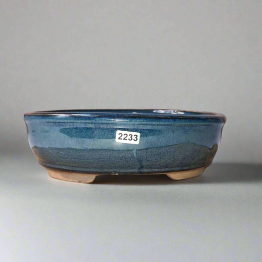 21cm_Glazed_Bonsai_Pot_Oval_21cm_x_16cm_x_7cm_Blue_-_Yorkshire_Bonsai-15881
