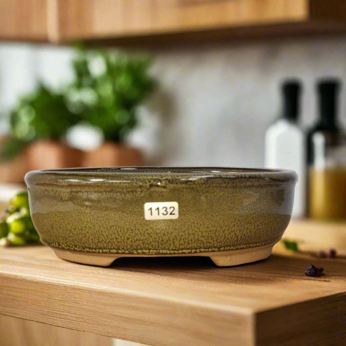 21cm_Glazed_Bonsai_Pot_Oval_21cm_x_16cm_x_7cm_Green_-_Yorkshire_Bonsai-15883