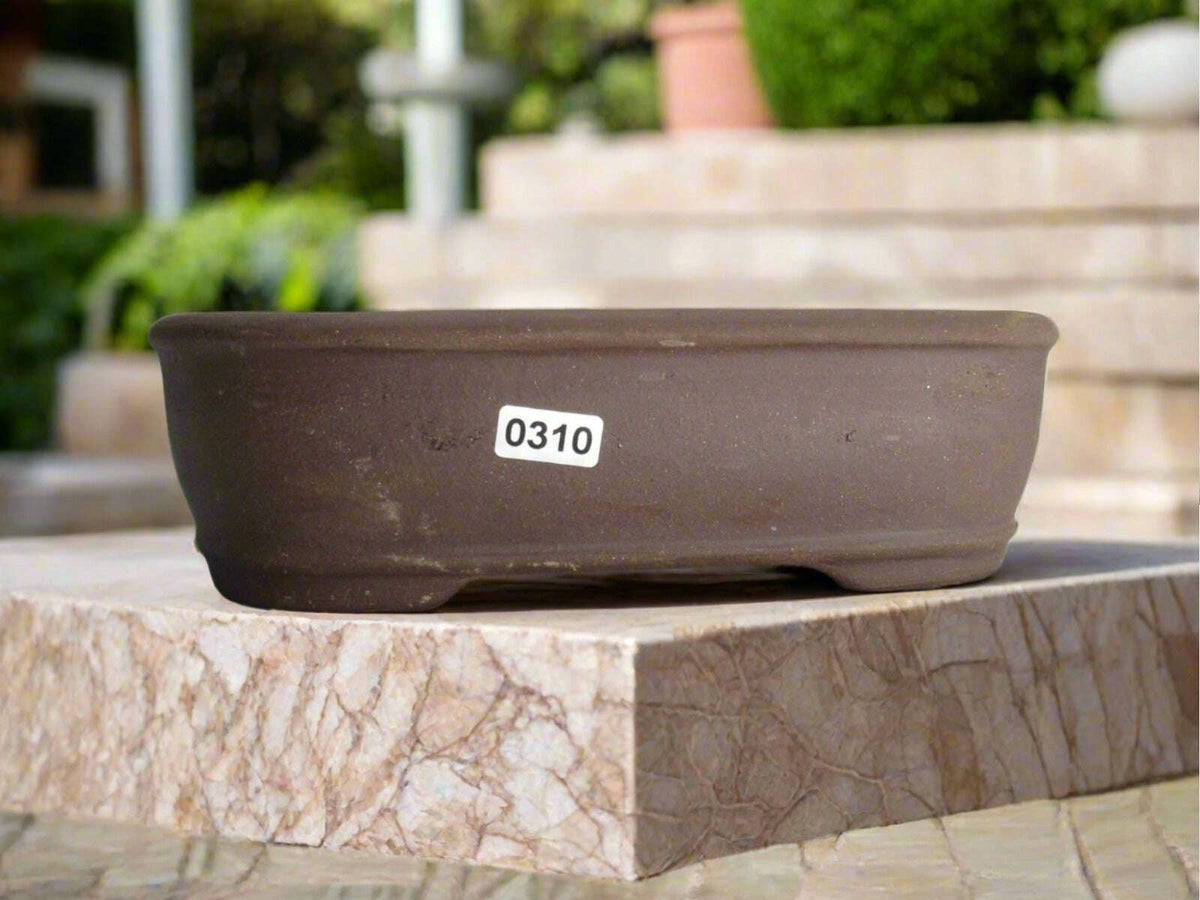 21cm_Unglazed_Bonsai_Pot_Rectangle_21cm_x_16cm_x_6cm_Brown_-_Yorkshire_Bonsai-15944