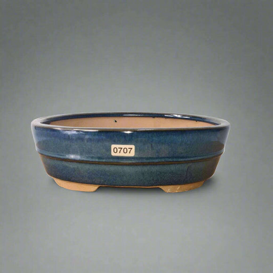 22cm_Glazed_Bonsai_Pot_Oval_22cm_x_16cm_x_7cm_Blue_-_Yorkshire_Bonsai-15966