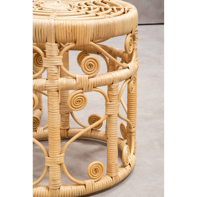 Mataram Natural Rattan Set of 2 Tables