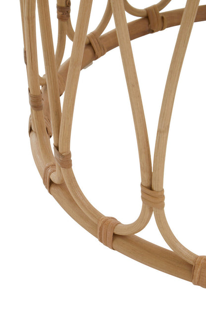 Mataram Natural Rattan Round Side Table