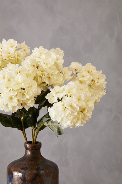 Cream Hydrangea Flower Stem | Fiori Artificial flowers