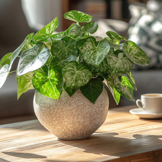 Syngonium Pixie Arrowhead Plant - Red Heart - Height 25-40cm - ⌀12cm