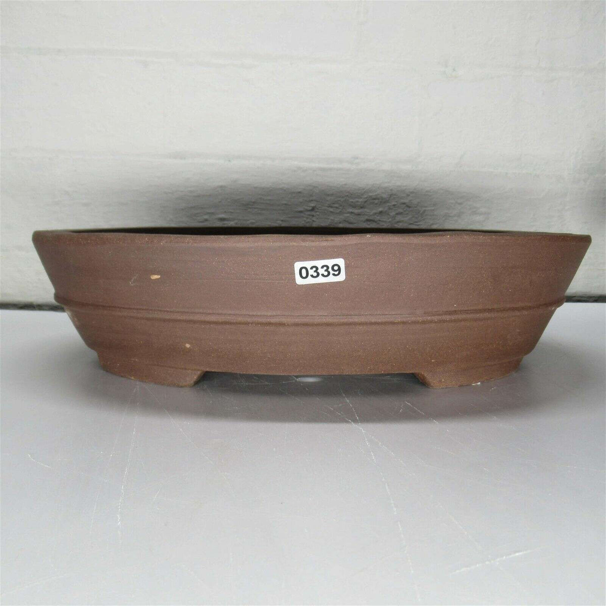 31cm_Unglazed_Bonsai_Pot_Oval_31cm_x_24cm_x_7cm_Oval_Brown_-_Yorkshire_Bonsai-21540