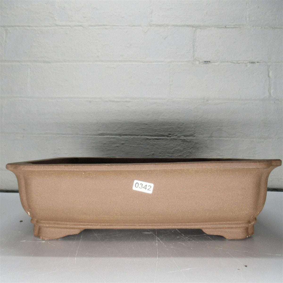 31cm_Unglazed_Bonsai_Pot_Oval_31cm_x_25cm_x_8cm_Rectangle_Brown_-_Yorkshire_Bonsai-21581