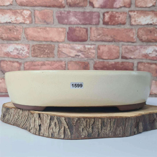 32cm_Glazed_Bonsai_Pot_Oval_32cm_x_26cm_x_7cm_White_-_Yorkshire_Bonsai-21695