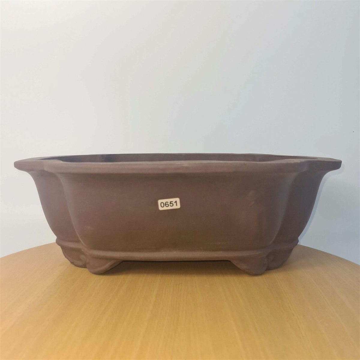 37cm_Unglazed_Bonsai_Pot_Floral_37cm_x_30cm_x_13cm_Brown_-_Yorkshire_Bonsai-22022