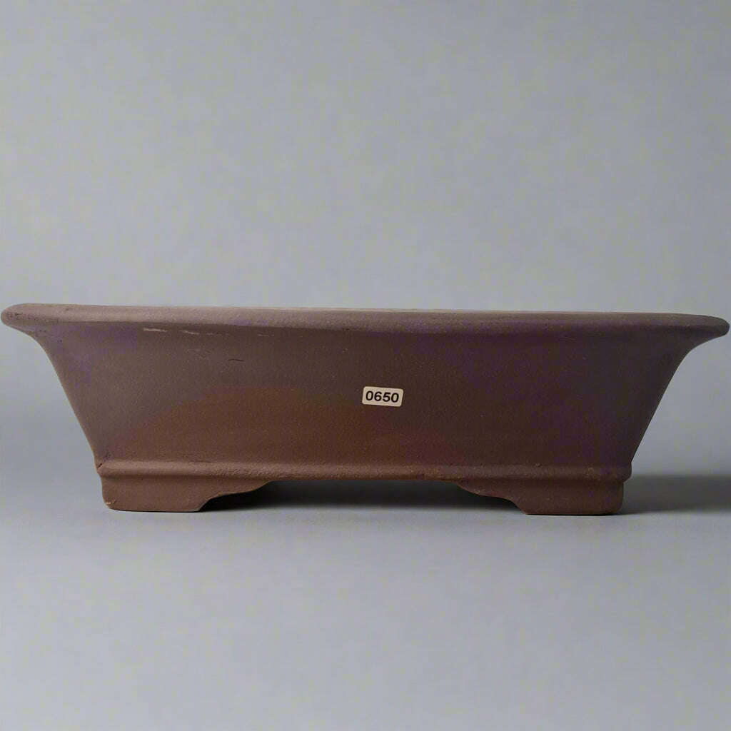 37cm_Unglazed_Bonsai_Pot_Rectangle_37cm_x_30cm_x_11cm_Brown_-_Yorkshire_Bonsai-22056