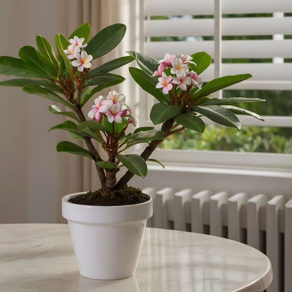 Frangipani Plumeria Rubra Plant - Height 45-55cm