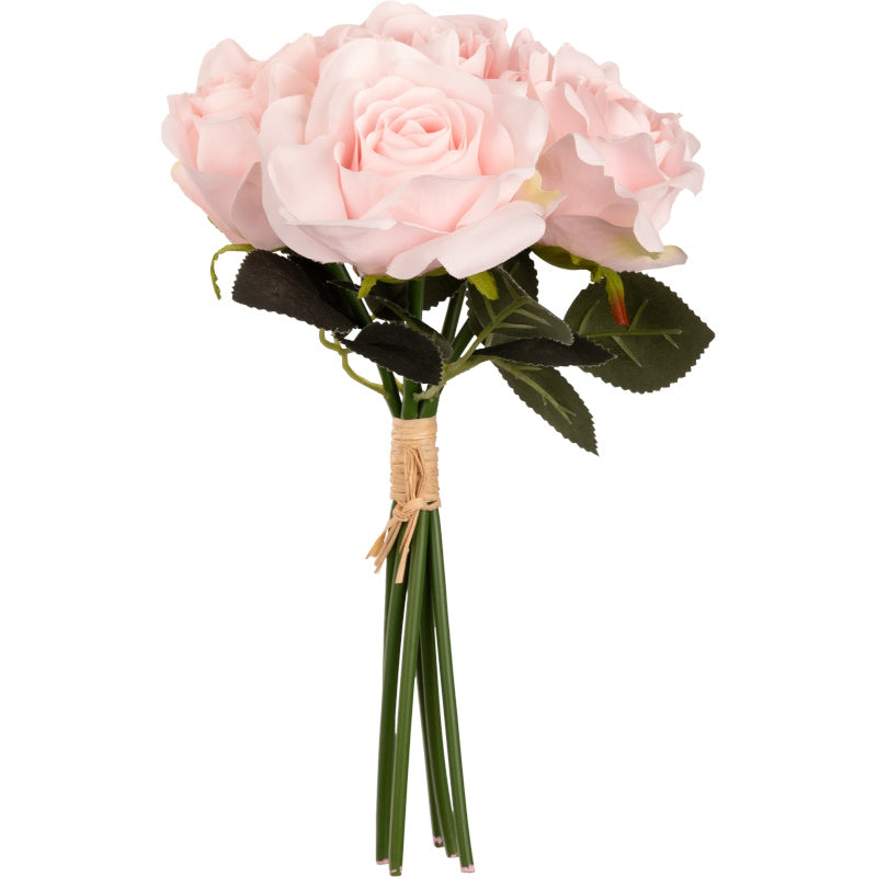 Light Pink Artificial Roses: Bunch of 6