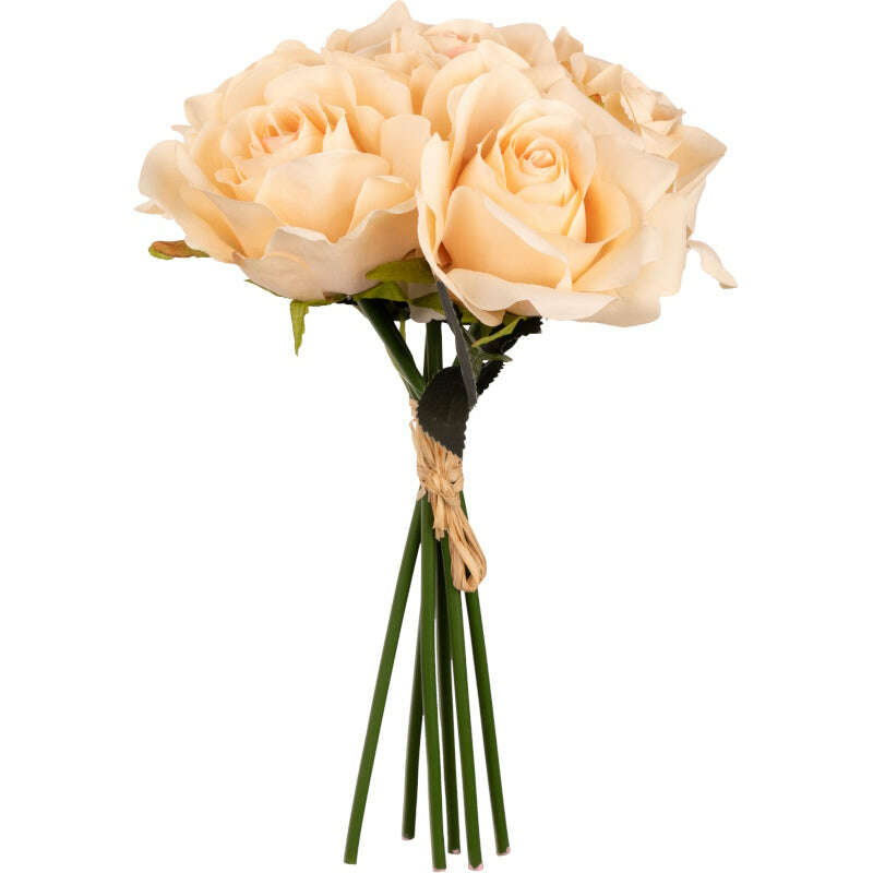 Nude Color Roses Artificial Nude Roses Bunch of 6: Alternative to Real Roses