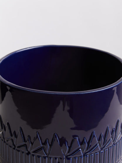 Blue Finish Planter | Petra
