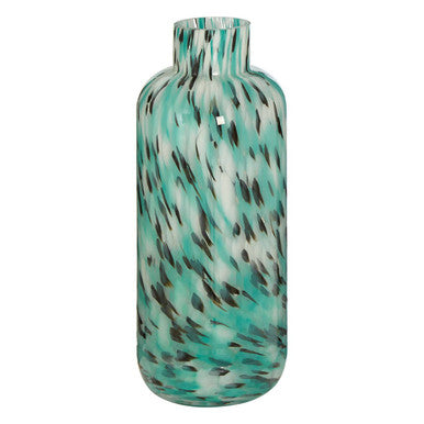 Large Turquoise Speckle Vase | Calla