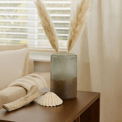 Medium Grey Sand Effect Vase | Chiara
