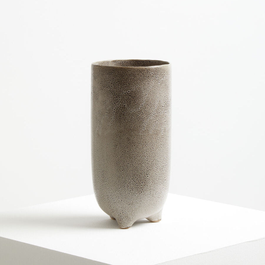 Natural Speckled Small Vase | Calcita