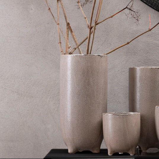 Natural Speckled Small Vase | Calcita