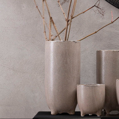 Natural Speckled Small Vase | Calcita