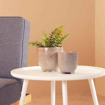 Natural Speckled Small Planter | Calcita