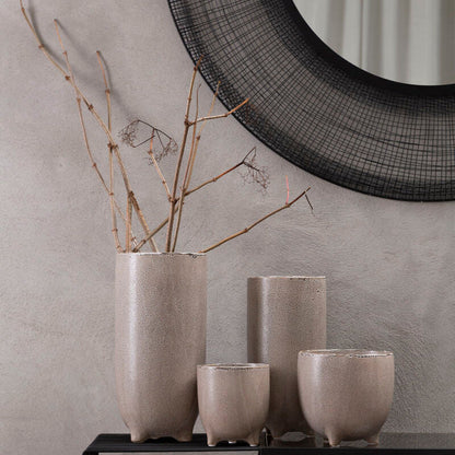 Natural Speckled Small Planter | Calcita