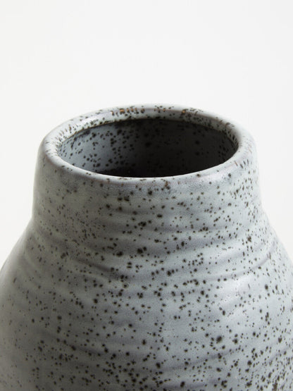 Grey Speckled Bottled Vase | Caldera