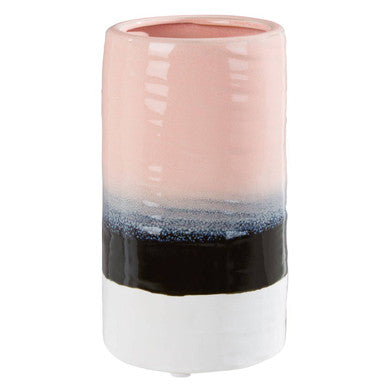 Dip Dye Effect Cylindrical Vase | Caldera