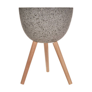 Large Grey Speckled Planter | Darnell