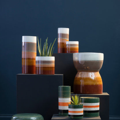 Large Multicoloured Ceramic Vase | Sorrell