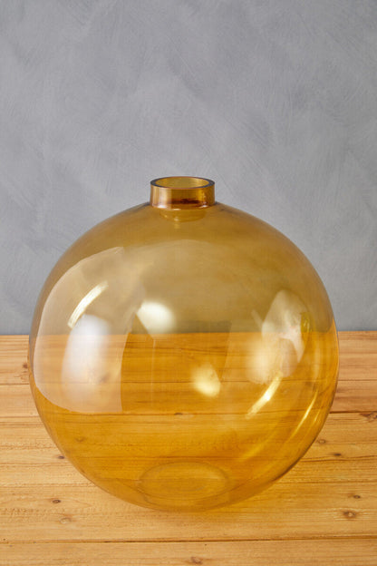 Amber Glass Vase | Bree