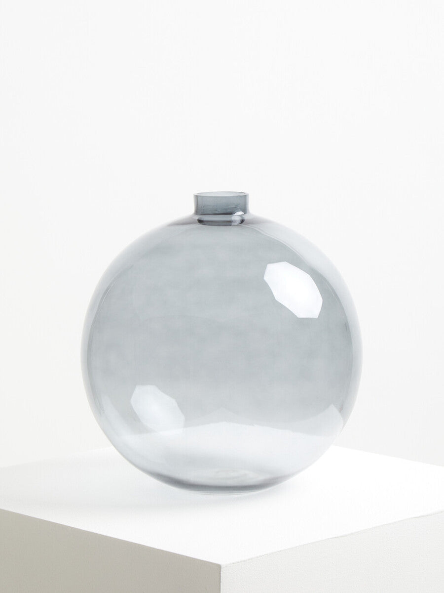 Grey Glass Vase | Bree