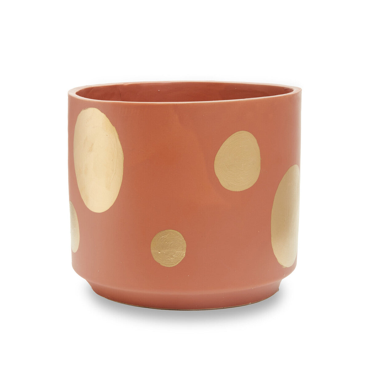 Large Terracotta Gold Spotted Planter | Yuri