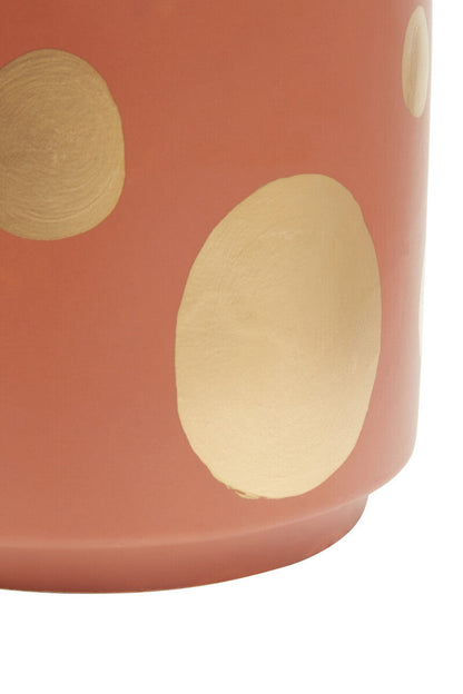 Large Terracotta Gold Spotted Planter | Yuri