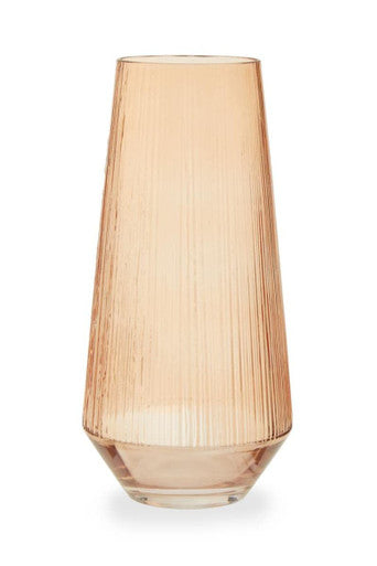 Large Light Amber Glass Vase | Esma