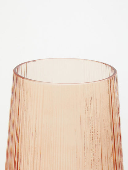 Large Light Amber Glass Vase | Esma