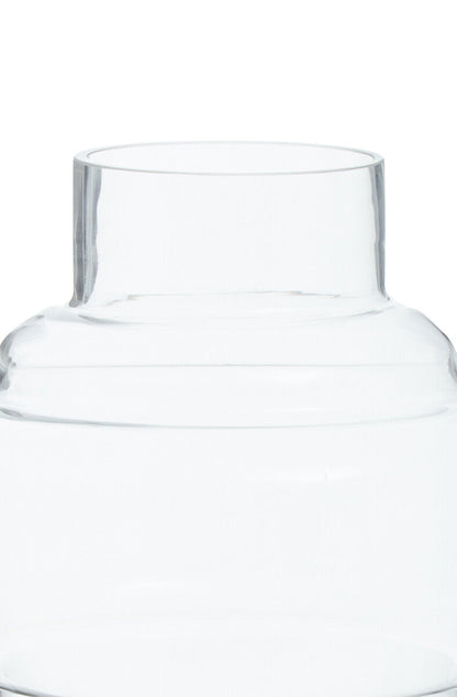 Stacked Design Large Glass Vase | Cayden
