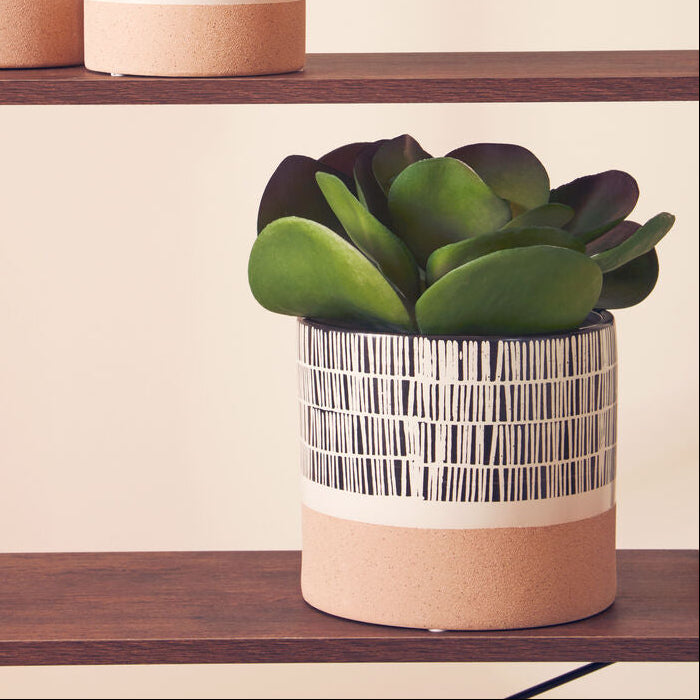 Large Striped Planter | Jada