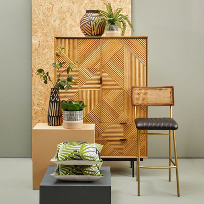 Large Striped Planter | Jada