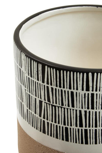 Large Striped Planter | Jada