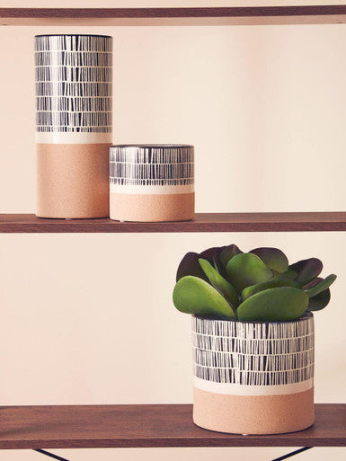 Small Striped Planter | Jada
