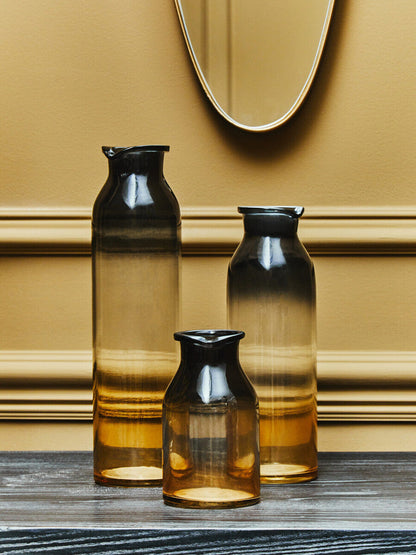 Black and Gold Large Vase | Glynn