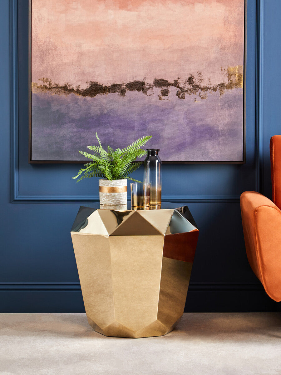 Black and Gold Medium Vase | Glynn